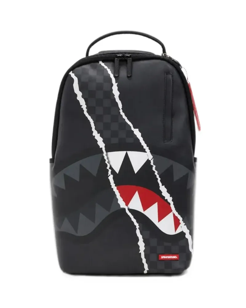 Sprayground Shark Slash backpack - Schwarz Schwarz