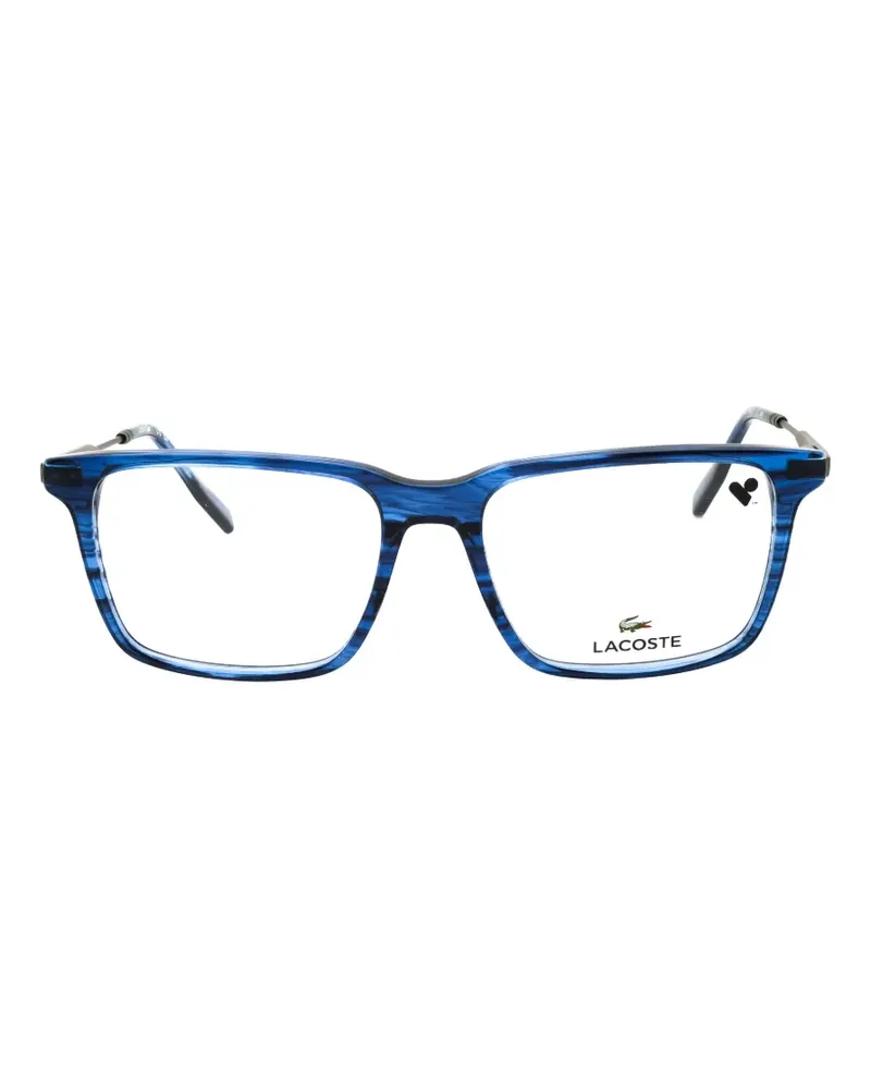 Lacoste rectangle-frame glasses - Blau Blau