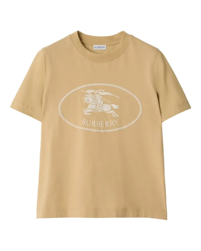Burberry T-Shirt mit Knight-Print - Nude Nude