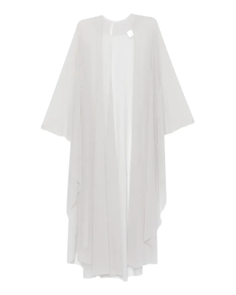 Norma Kamali long-sleeves cape - Grau Grau