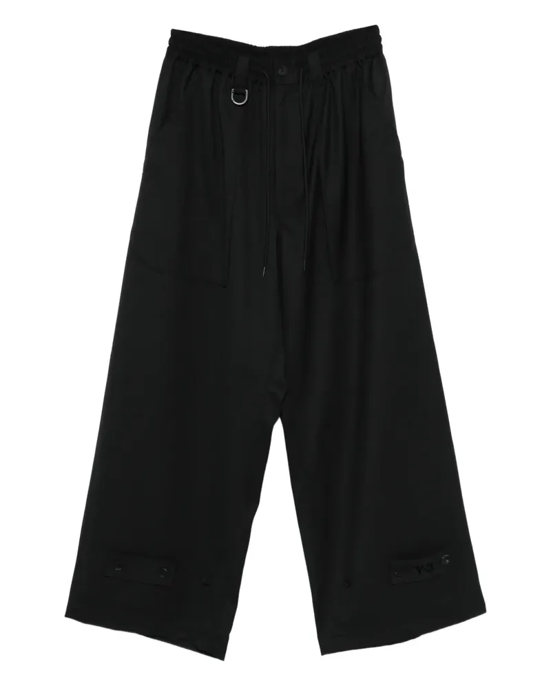 Y-3 Hose mit Kordelzug - Schwarz Schwarz