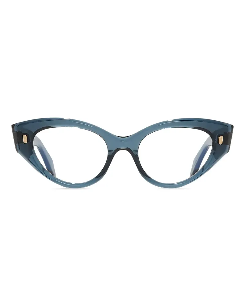 Cutler and Gross Brille mit Cat-Eye-Gestell - Blau Blau