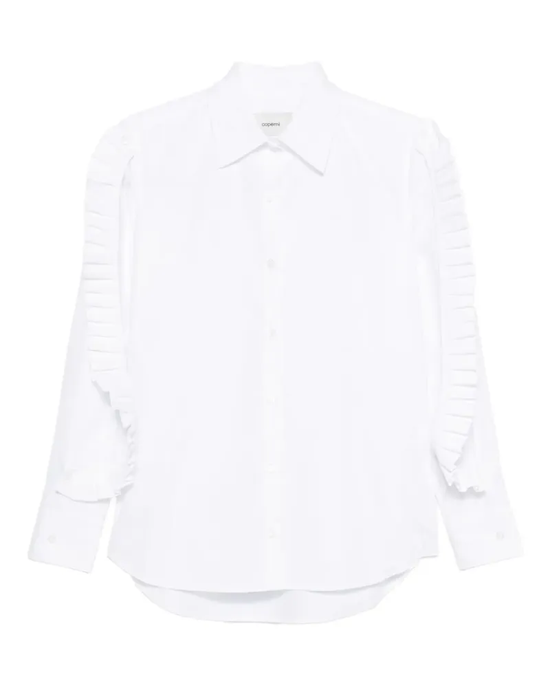 COPERNI pleated-sleeve shirt - Weiß Weiß