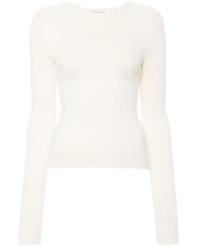 Magda Butrym Gerippter Pullover - Nude Nude