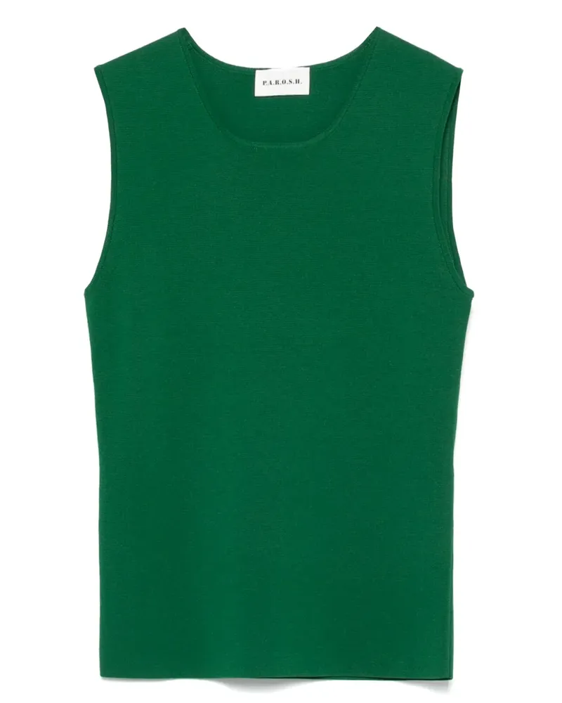P.A.R.O.S.H. P.A.R.O H. Roma Tanktop - Grün Grün