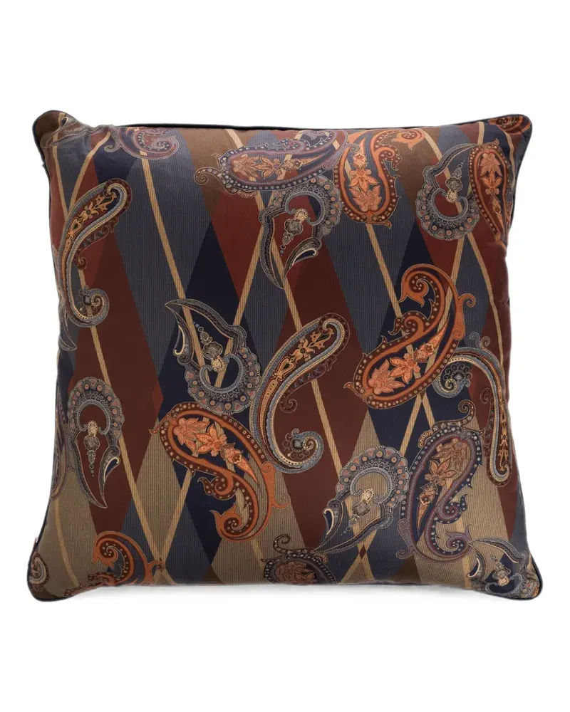 Etro Pegaso paisley-print cushion - Braun Braun