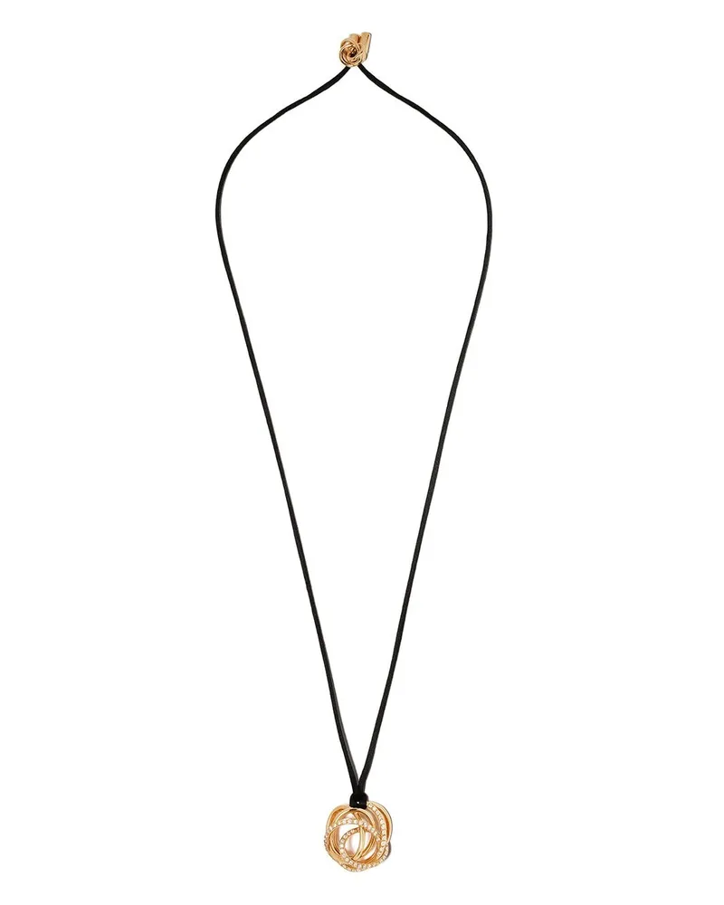 De Grisogono Halskette mit 18kt Rotgold-Diamantenanhänger - Rosa Rosa