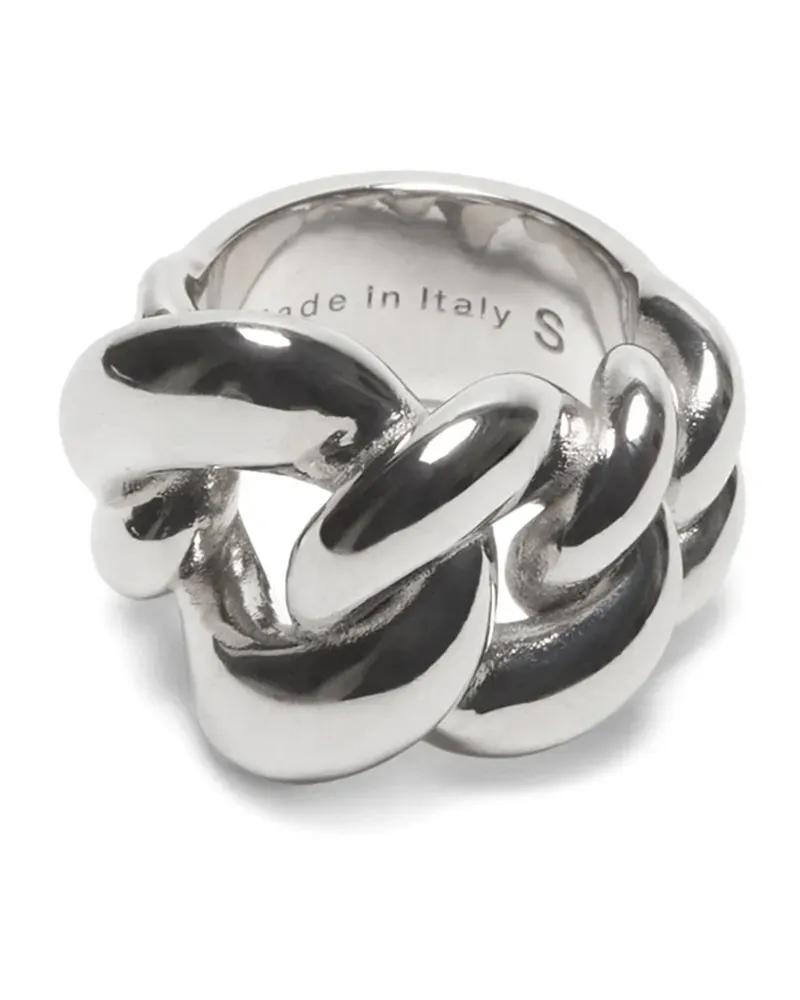 Acne Studios chain-link ring - Silber Silber