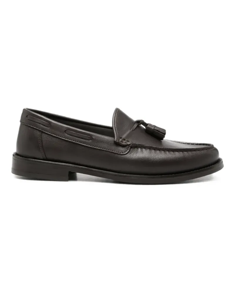 Corneliani Segelschuhe mit Quasten - Braun Braun