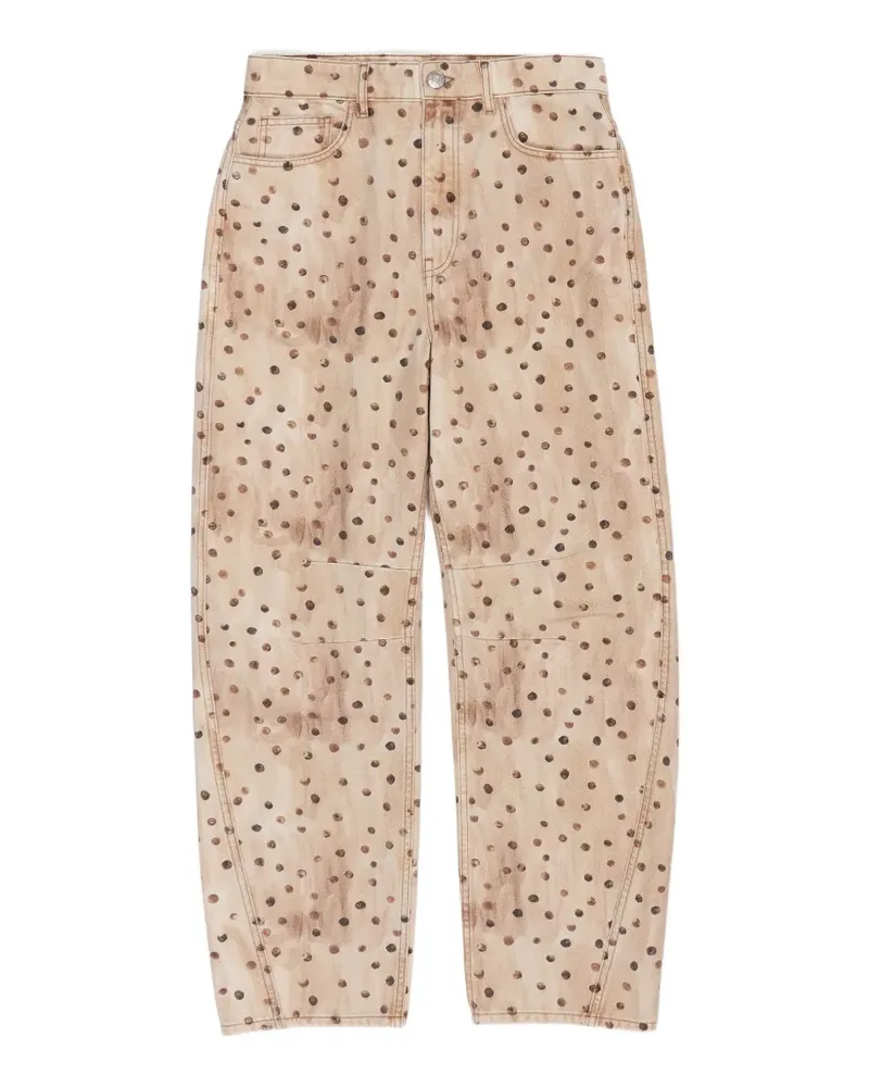 BIMBA Y LOLA Hose mit Polka Dots - Braun Braun