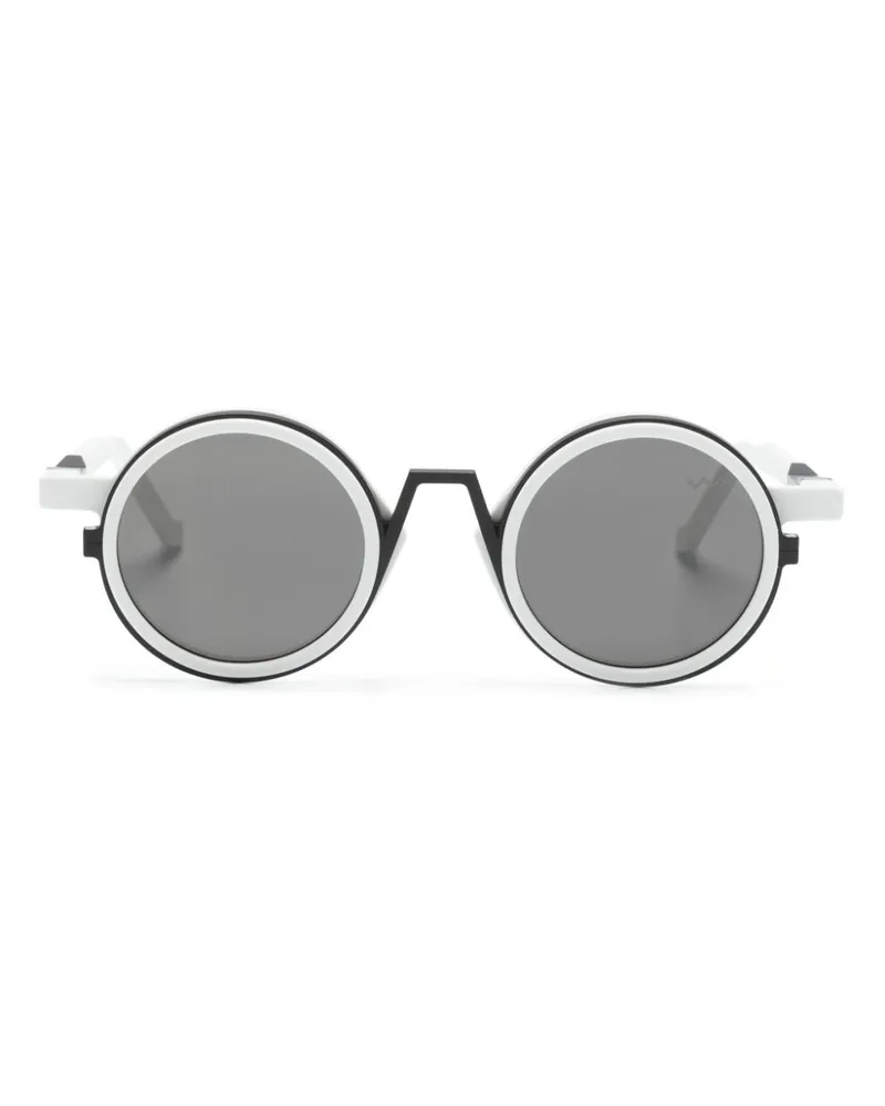 VAVA EYEWEAR Sonnenbrille mit rundem Gestell - Weiß Weiß