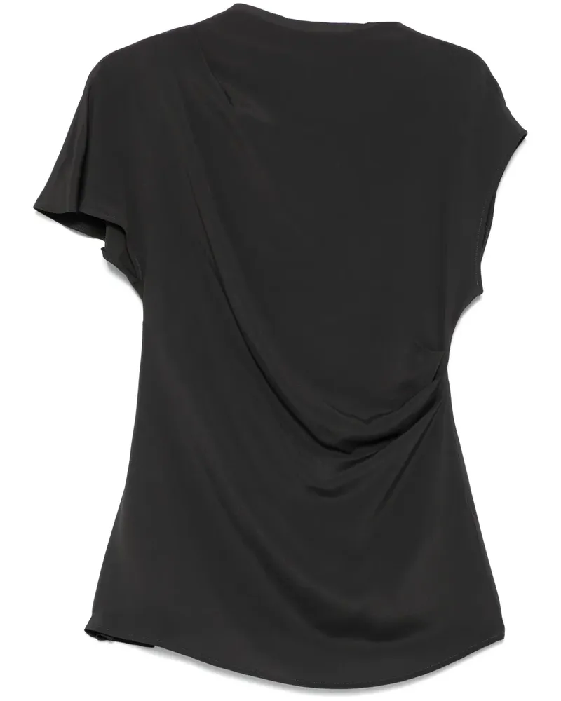 Semicouture Oberteil aus Krepp - Grau Grau