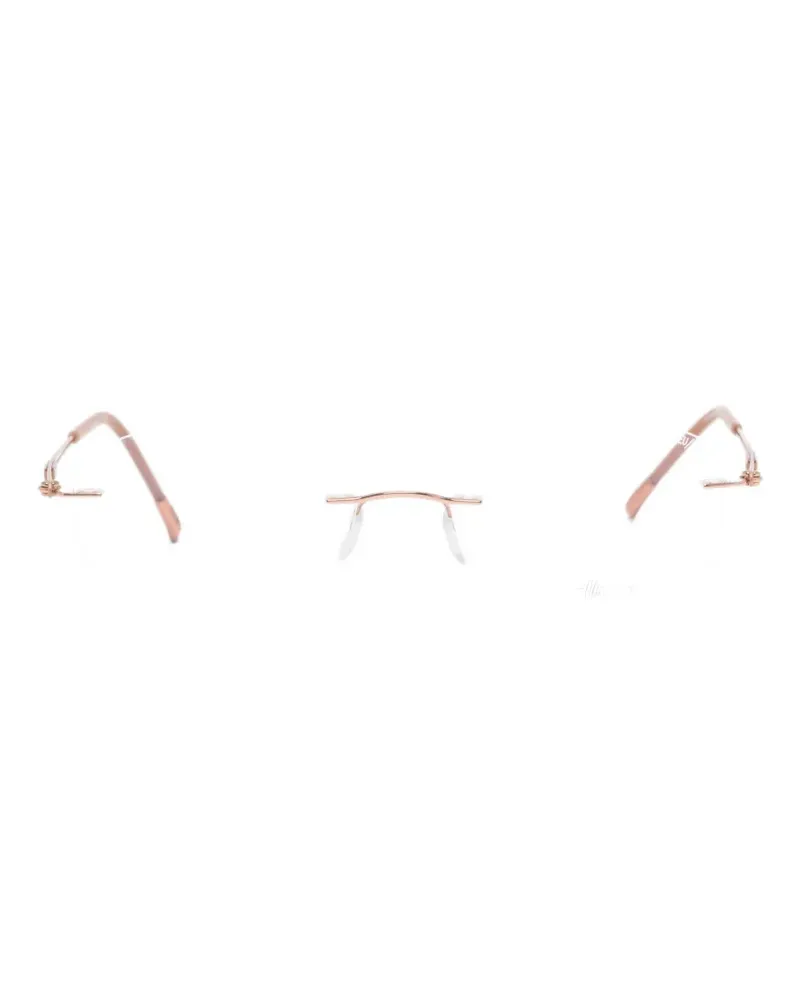 Silhouette rimless cat-eye glasses - Rosa Rosa