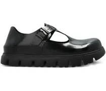Paris Chunky Loafer mit Schnallenriemen - Schwarz