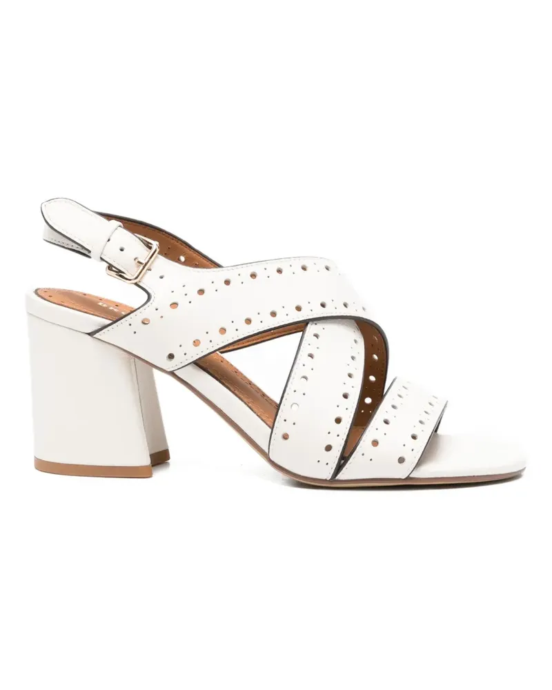 Bruno Premi perforated-strap sandals - Weiß Weiß