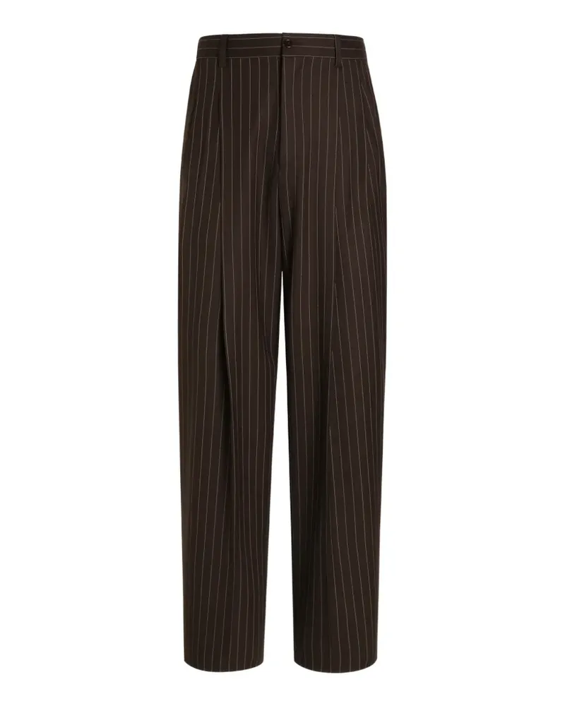 Dolce & Gabbana Hose mit Nadelstreifen - Braun Braun