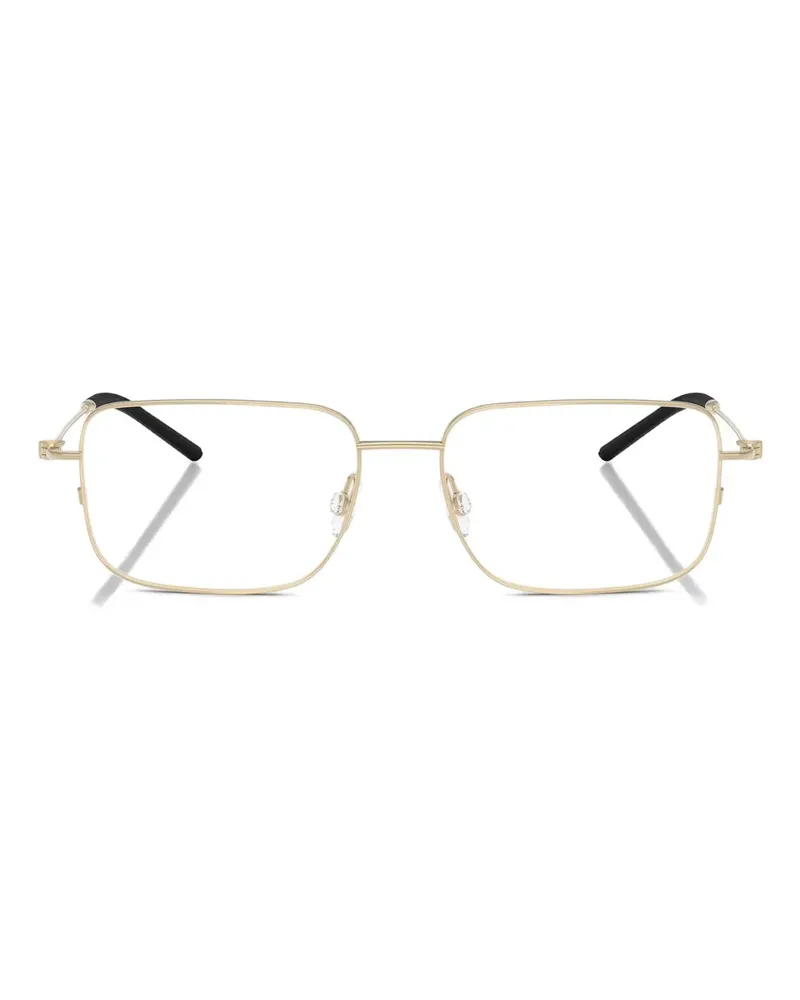 Moncler Brille mit eckigem Gestell - Gelb Gelb