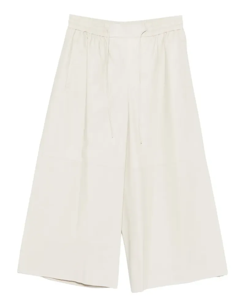 Yves Salomon Lederhose mit Kordelzug - Nude Nude