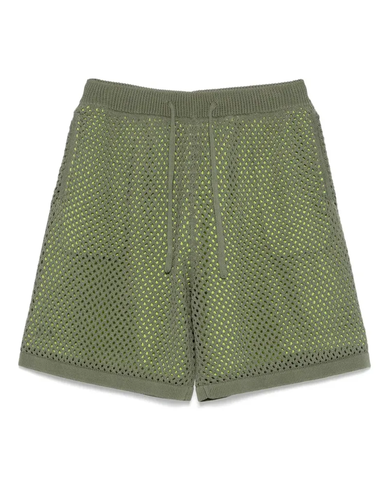Kenzo Shorts in Netzoptik - Grün Grün