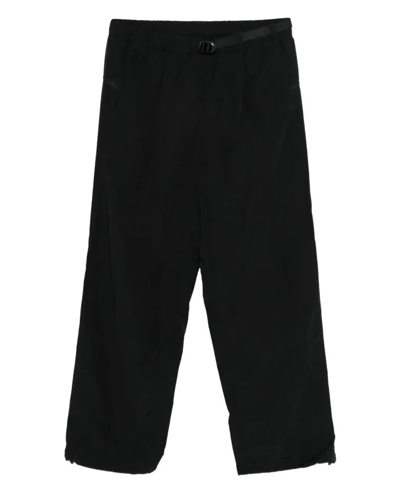 Goldwin Straight-Leg-Hose mit Gürtel - Schwarz Schwarz