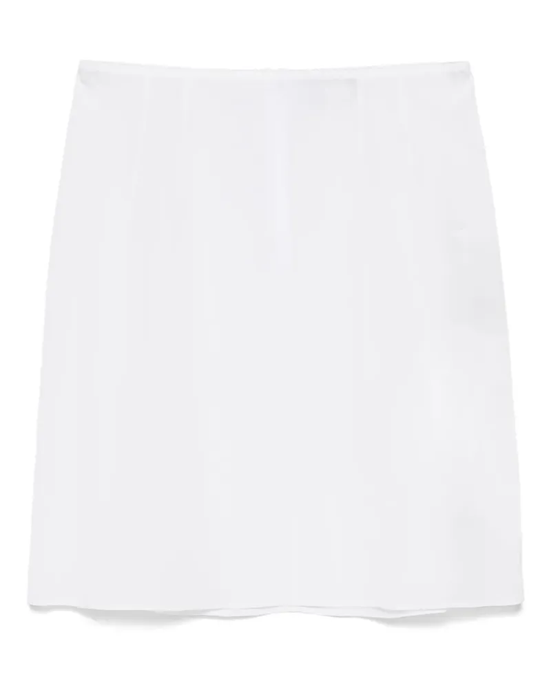 Dolce & Gabbana Transparent gestrickter Minirock - Weiß Weiß