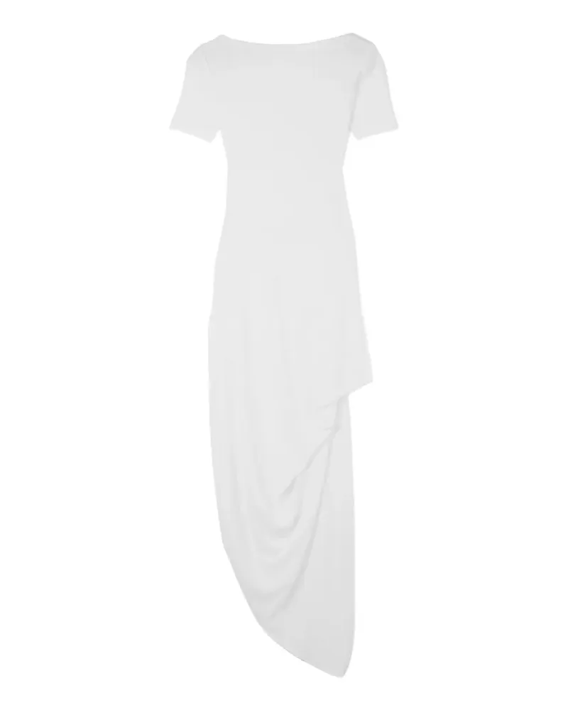 Jacquemus The Sole open-back draped dress - Weiß Weiß