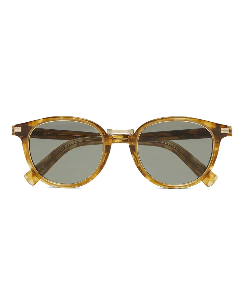 Ermenegildo Zegna Sonnenbrille mit rundem Gestell - Braun Braun