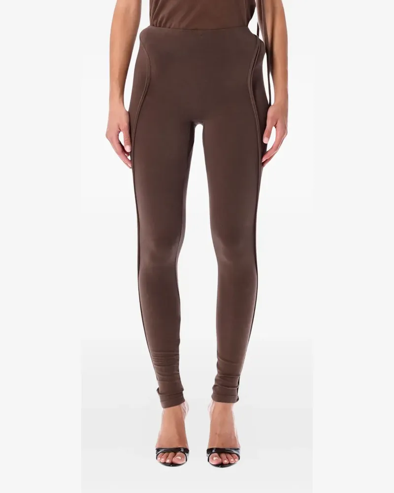 OTTOLINGER Leggings mit Paspeln - Braun Braun