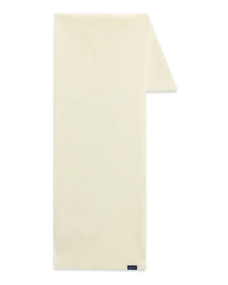 Woolrich Set aus geripptem Strickschal und Beanie - Nude Nude