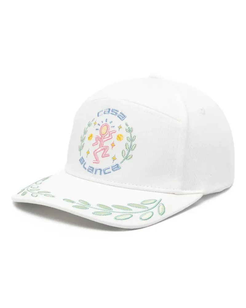 Casablanca Paris Dance Joy Baseballkappe - Weiß Weiß