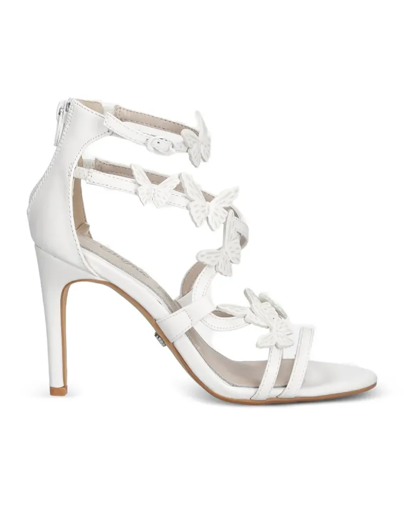 Buffalo Yana Butterfly Sandalen mit Riemen - Weiß Weiß