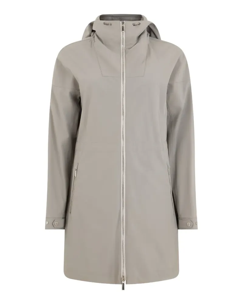 MOORER Narciso-Knh hooded raincoat - Grau Grau