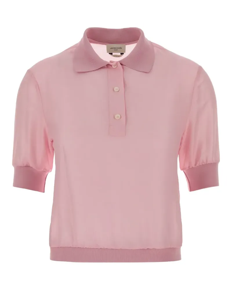 Jacob Cohën fine-knit polo shirt - Rosa Rosa