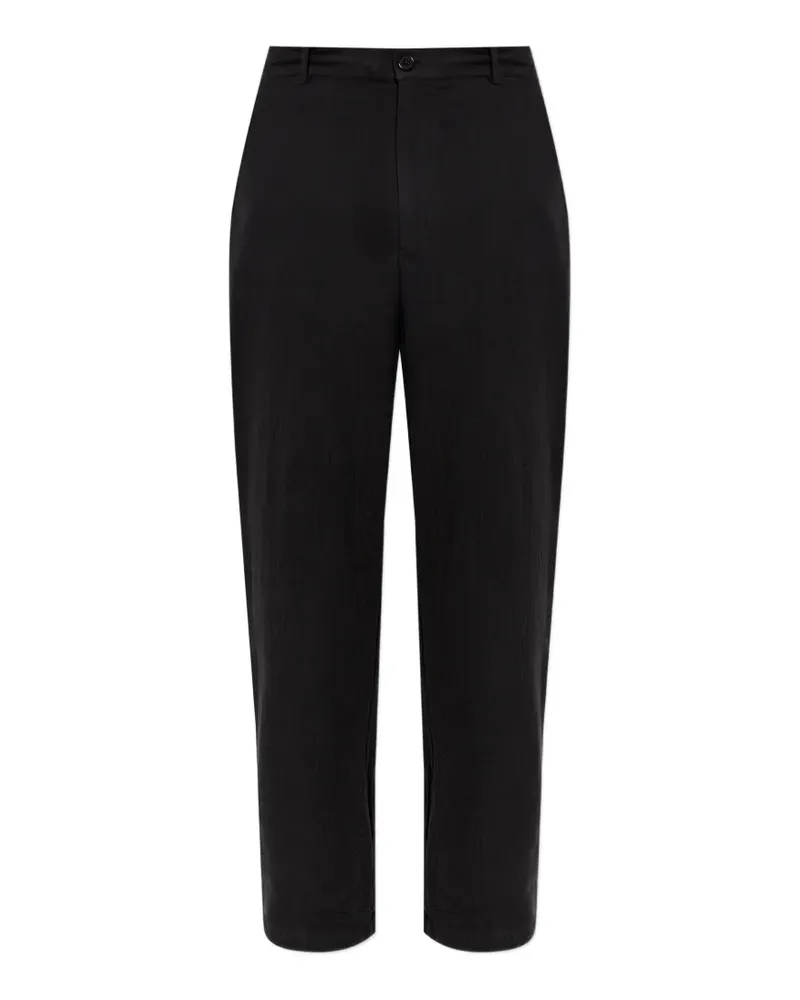 AllSaints Taiko Hose mit Knitteroptik - Schwarz Schwarz