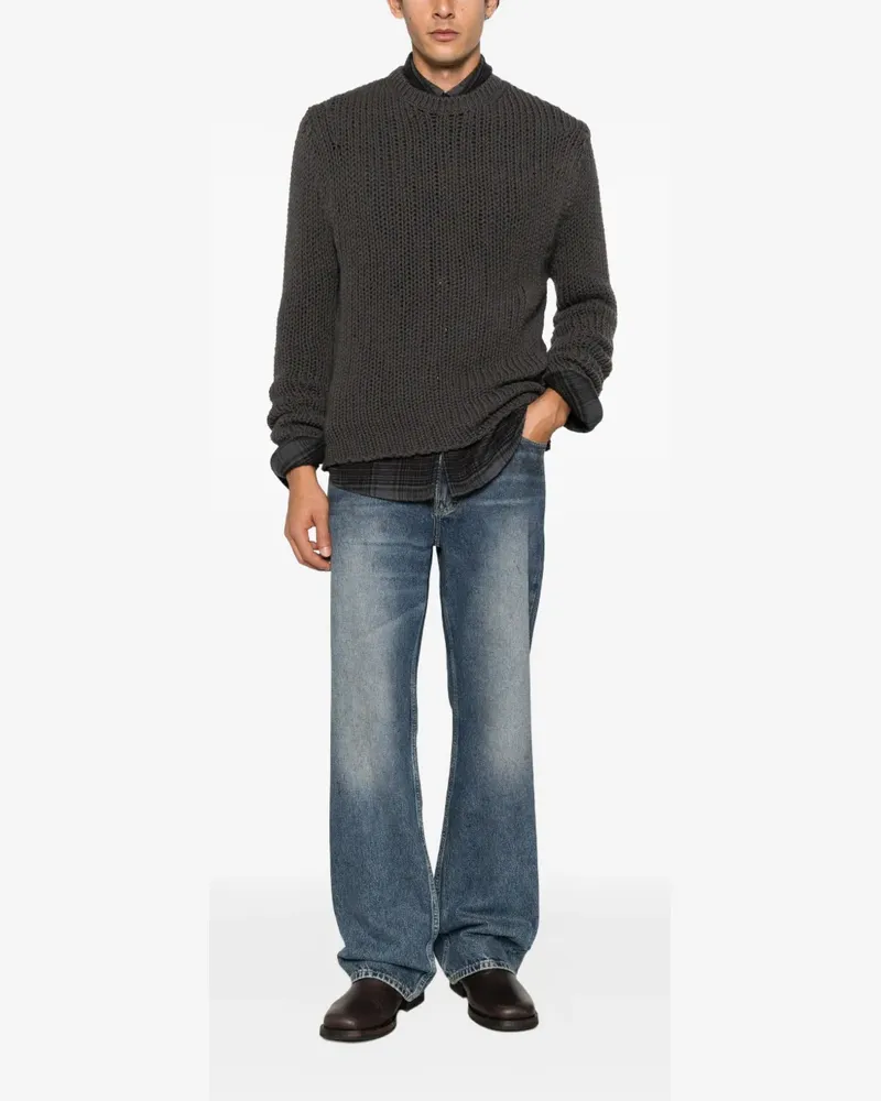 Our Legacy Popover chunky-knit sweater - Grau Grau