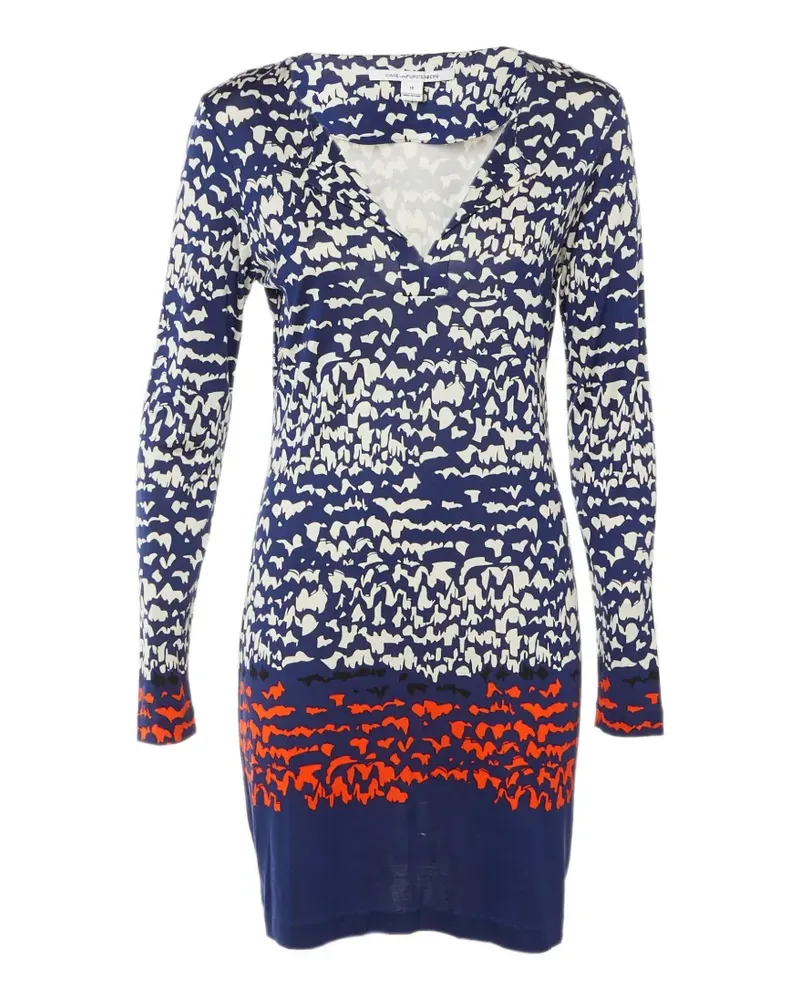 Diane von Furstenberg Reina printed dress - Blau Blau