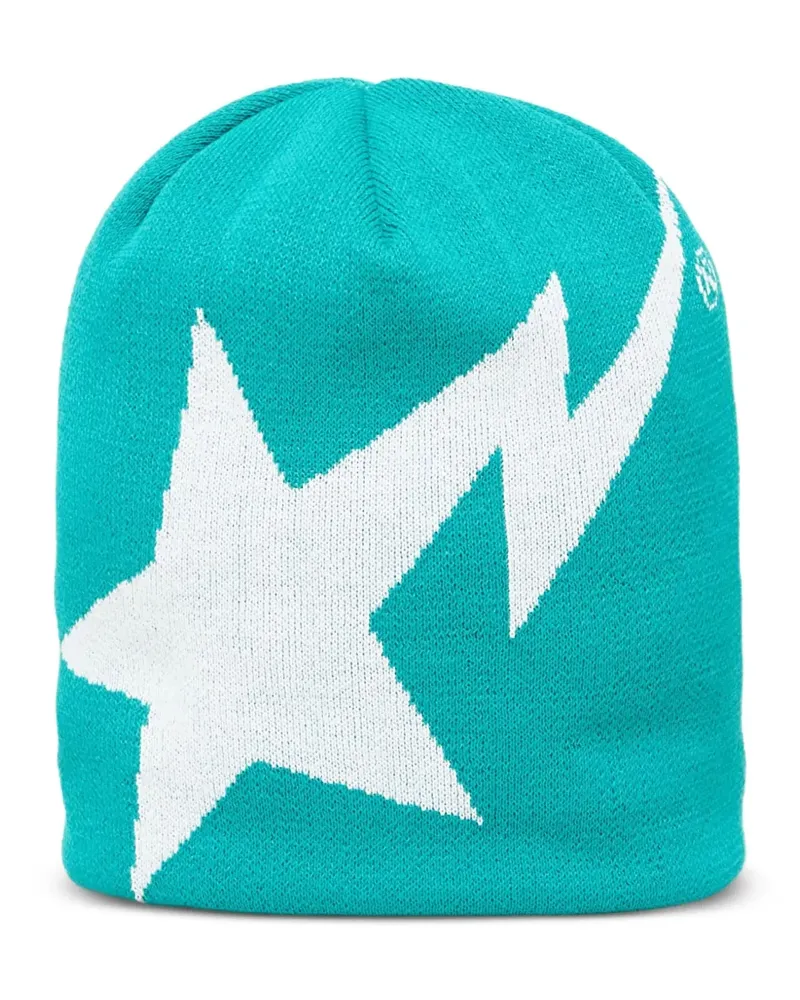 BAPE Star Beanie mit Blitz-Motiv - Grün Grün