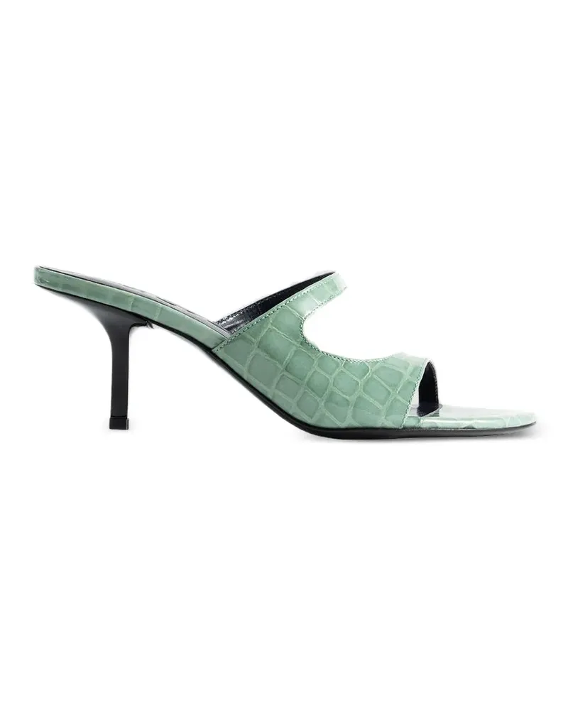 by FAR Serena crocodile-effect sandals - Grün Grün