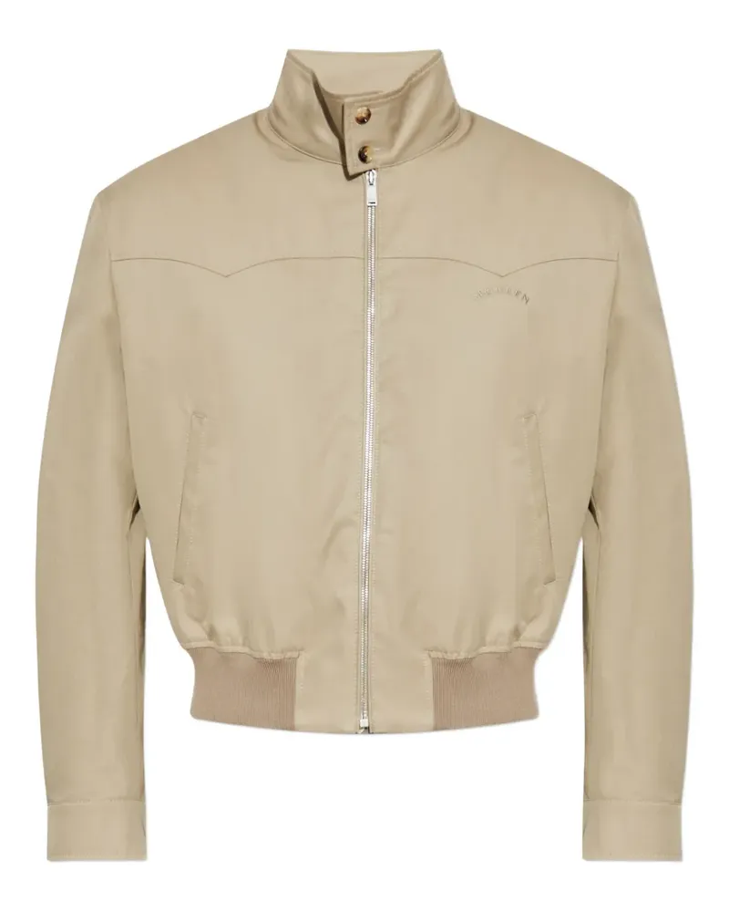 Alexander McQueen Bomberjacke mit Reißverschluss - Nude Nude