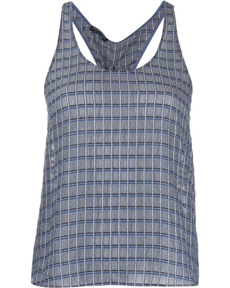 Emporio Armani Tanktop mit Racerback - Grau Grau