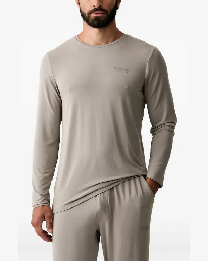 CR7 Cristiano Ronaldo Pyjama mit Logo-Print - Nude Nude
