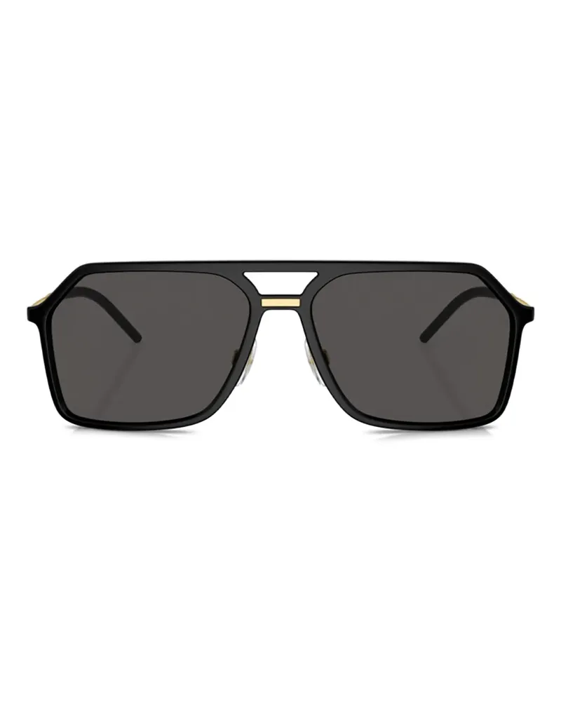 Dolce & Gabbana Getönte Pilotenbrille - Schwarz Schwarz
