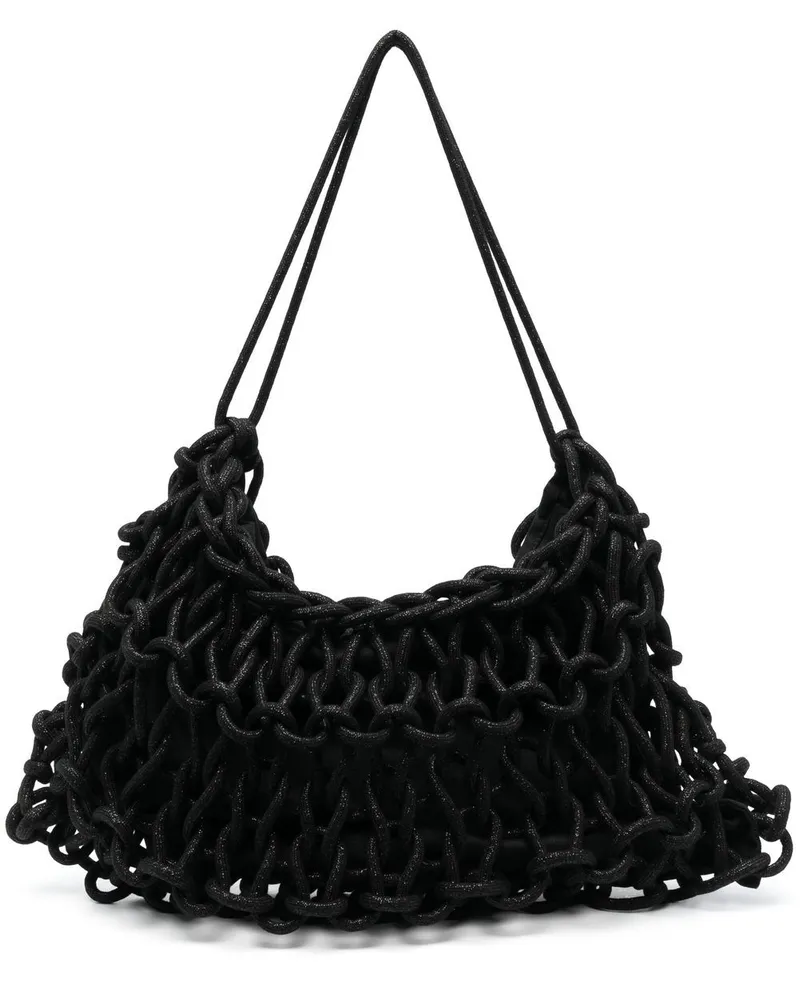 Alienina Nadia Schultertasche - Schwarz Schwarz