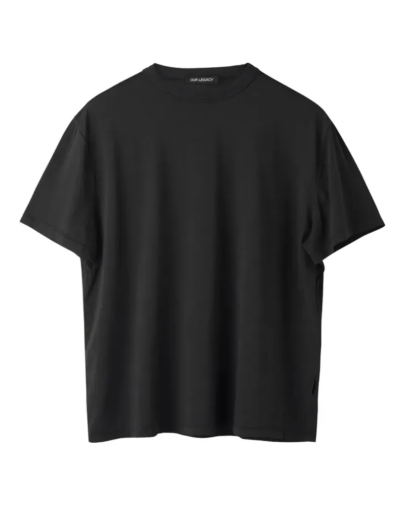 Our Legacy clean jersey t-shirt - Schwarz Schwarz