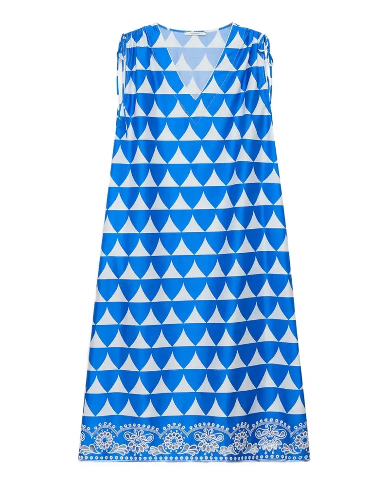 Maliparmi V-neck midi dress - Blau Blau