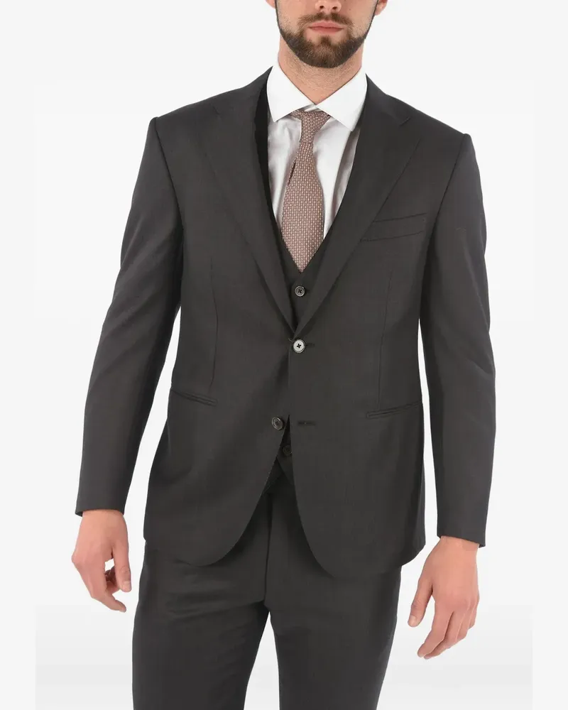 Corneliani single-breasted three-piece suit - Grau Grau