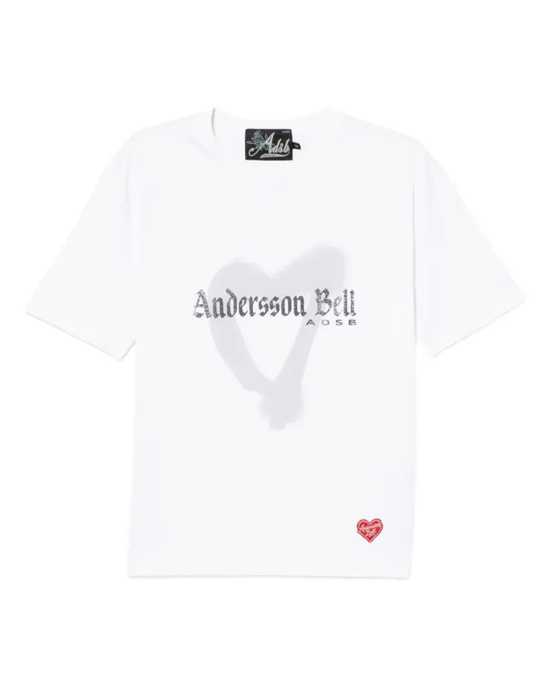 Andersson Bell Heart T-Shirt - Weiß Weiß