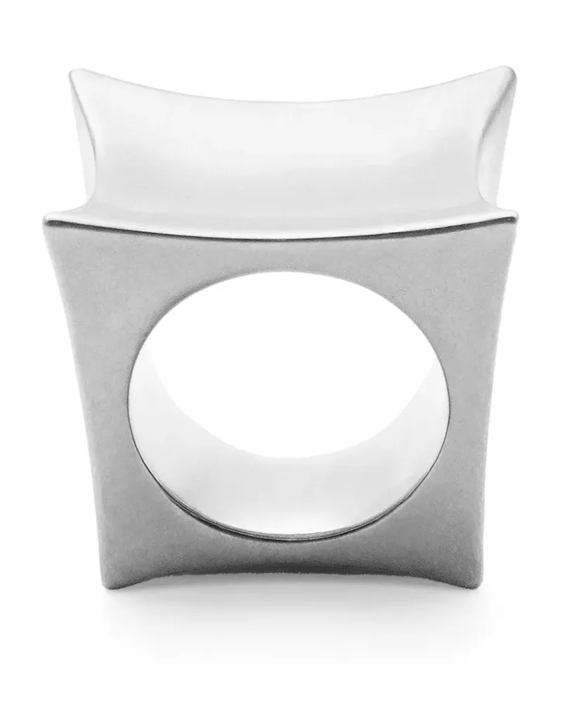Hugo Kreit Chunk Ring - Silber Silber