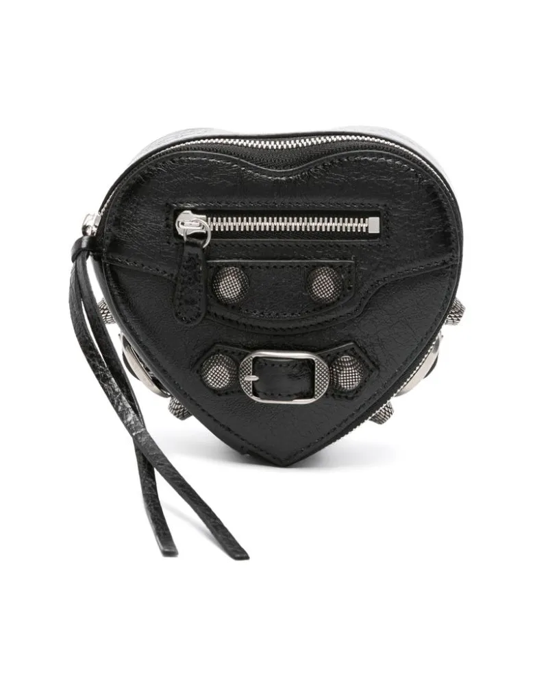 Balenciaga Le Cagole Heart Mini-Tasche - Schwarz Schwarz