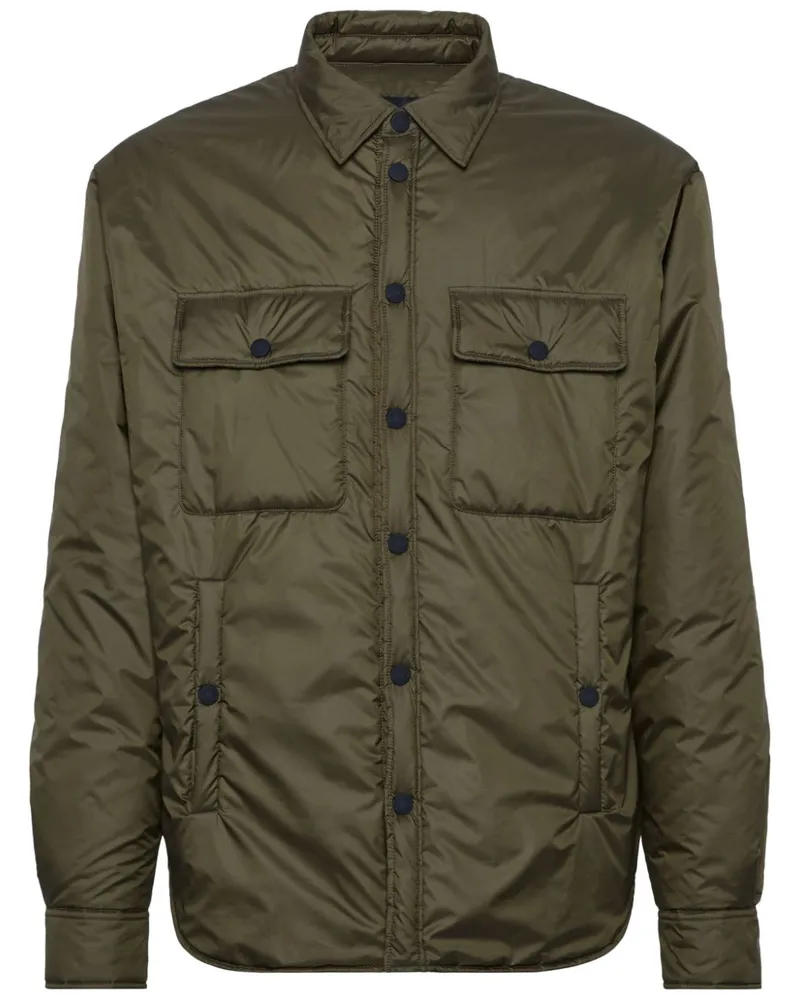 Dsquared2 Wattiertes Hemd - Grün Grün